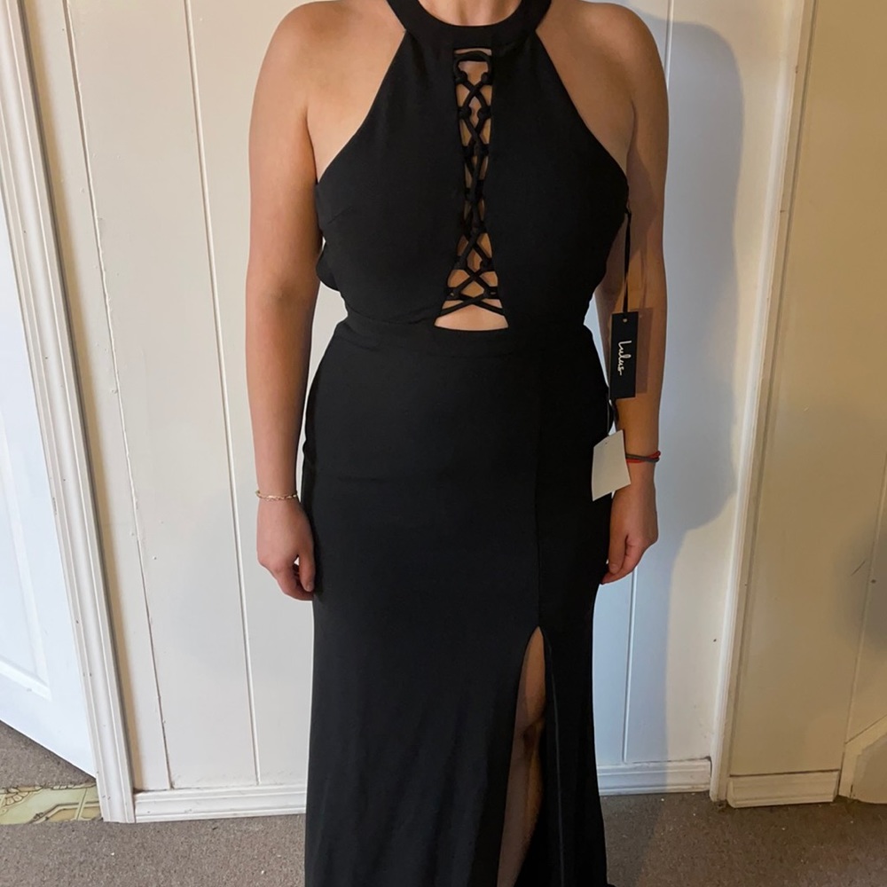 halter neck dress